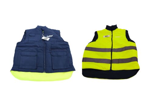 CHALECO AV REVERSIBLE MARINO/AMARILLO T-S 